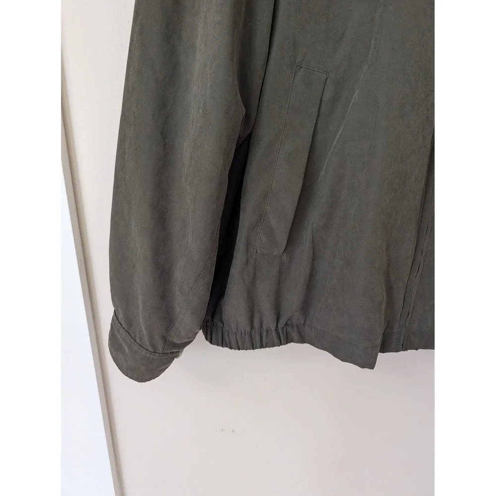 Vintage Orvis Signature Mens XL‎ Bomber Jacket Green Brown 90s Old Money